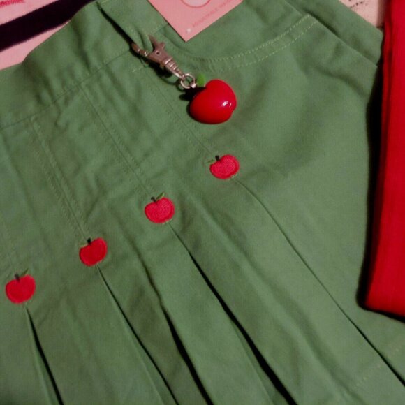 Gymboree Prep School Size 5 Adjustable Waist Skort Shirt Socks Pony Outfit NWT - Picture 4 of 4